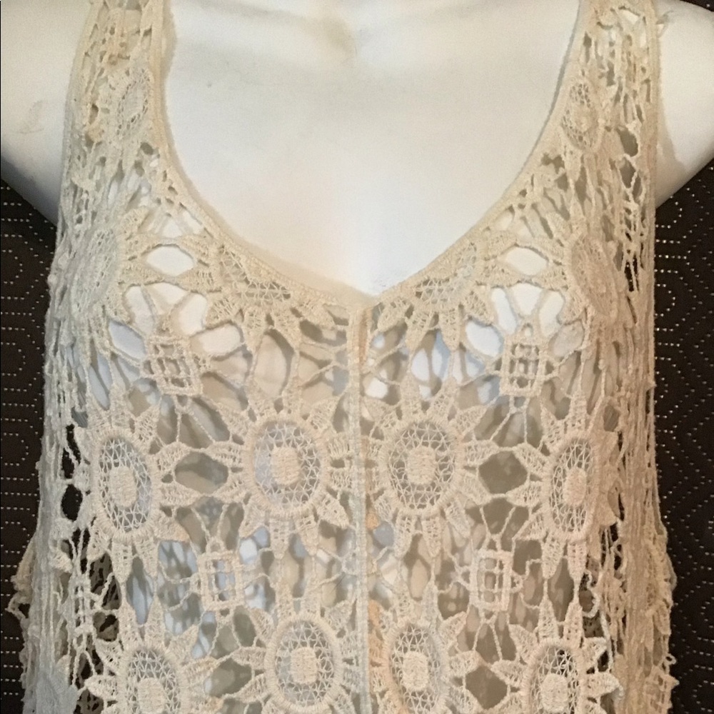 Sexy Cream Color Beach CoverUp